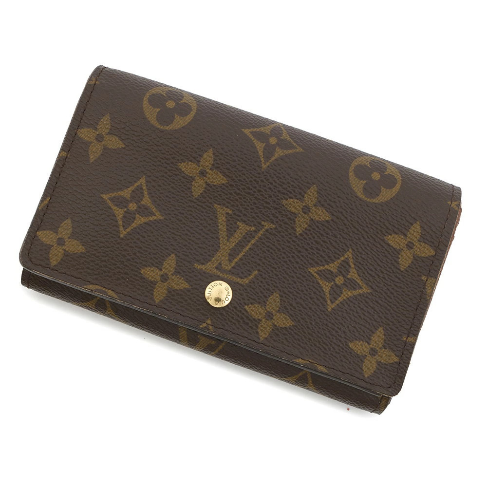Louis Vuitton Bi fold Wallet Monogram Portemonnaie Billet Tresor